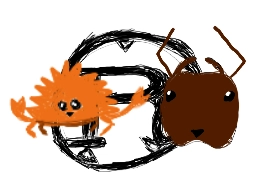 ferrisと仲よさげなjonnityの可愛らしい絵